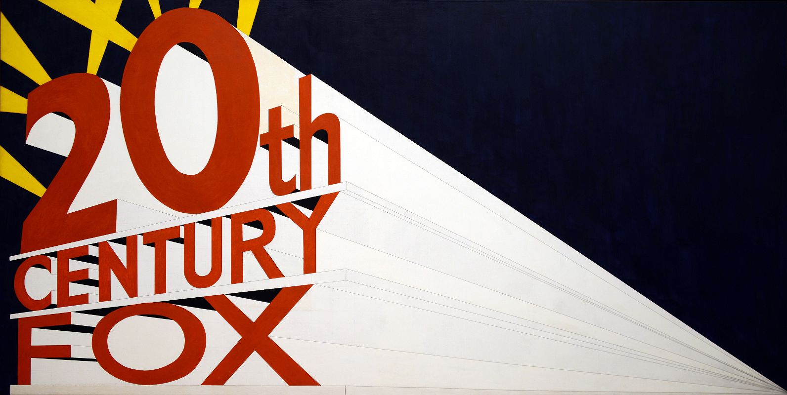 47 Large Trademark With Eight Spotlights - Edward Ruscha 1962 Whitney Museum Of American Art New York City